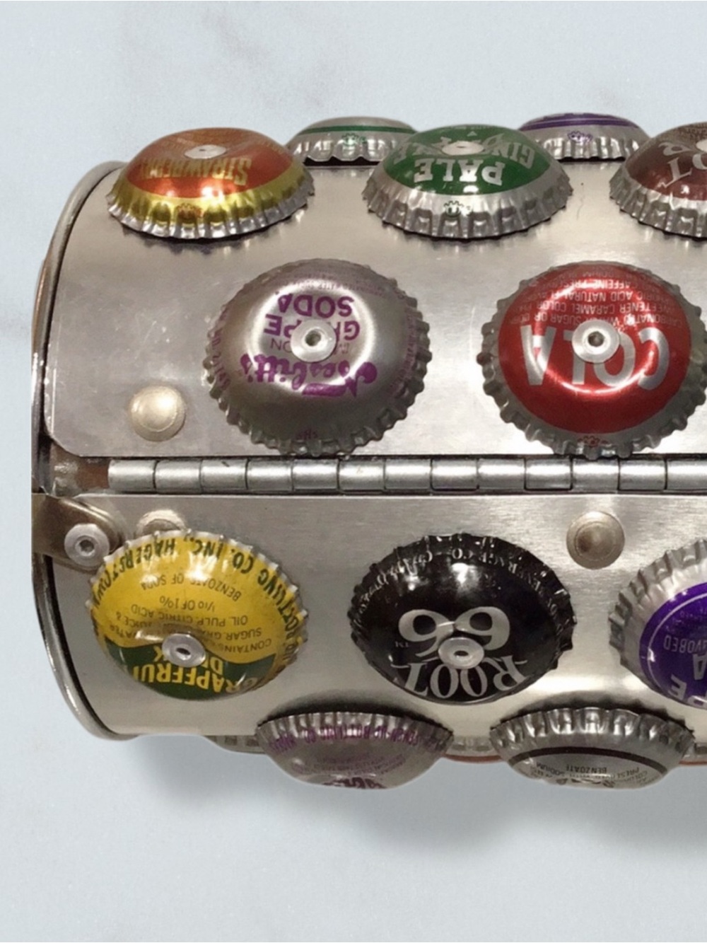 LITTLEARTH Recycled Bottle Cap Metal Crossbody - Picture 4 of 11
